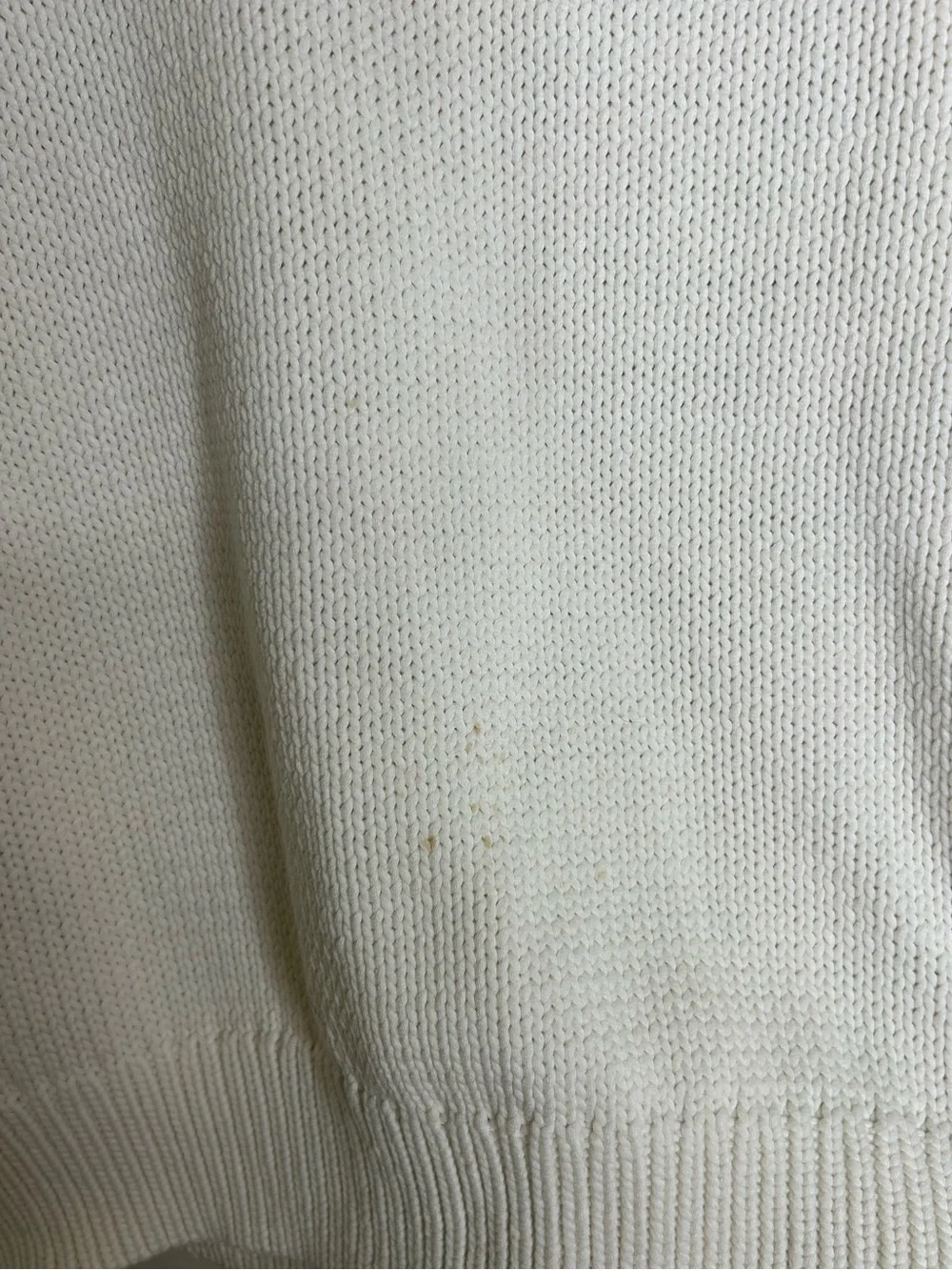 NWT J. Crew Cotton-Blend V-neck Pullover Sweater in Ivory Size Small